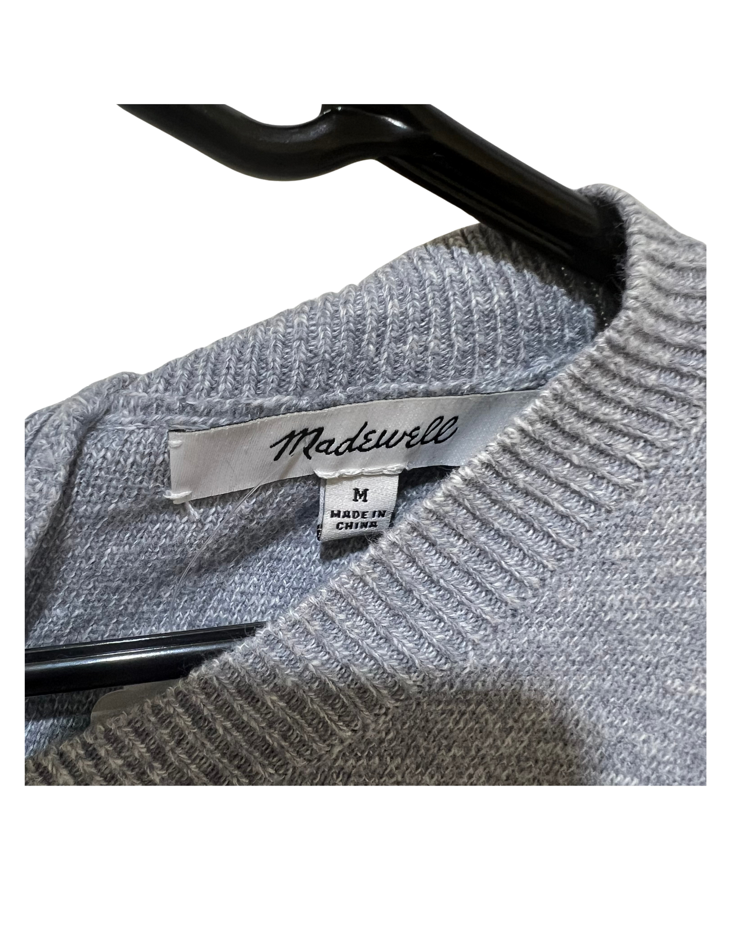 (Up)Cycled Blue Marble Madwell Sweater with Long Sleeves 