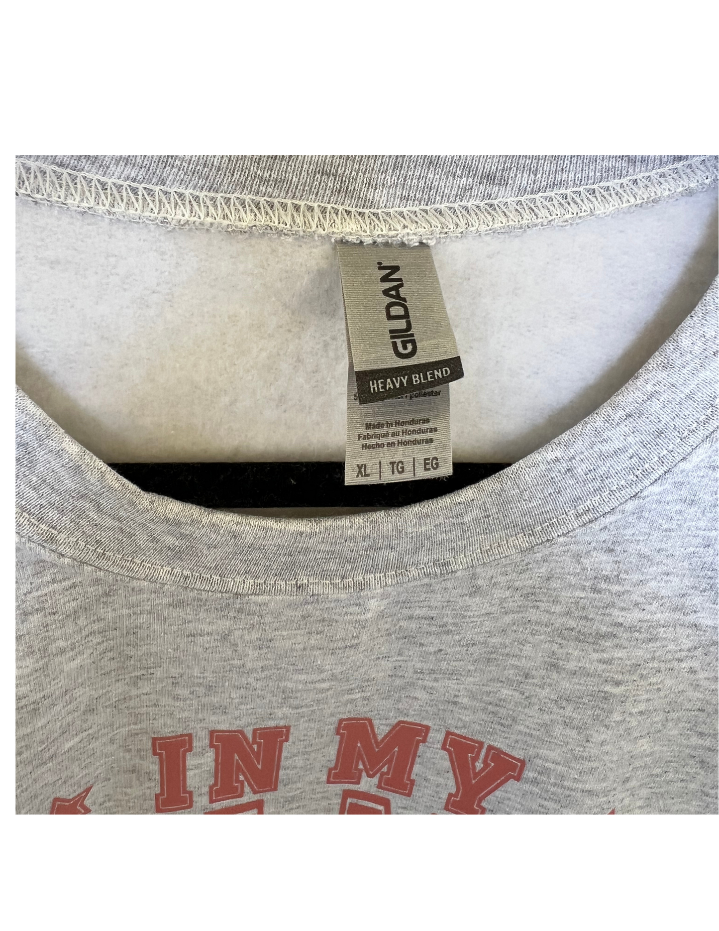 NEW Gildan "In My Girl Mom Era" Gray Long Sleeve Sweatshirt