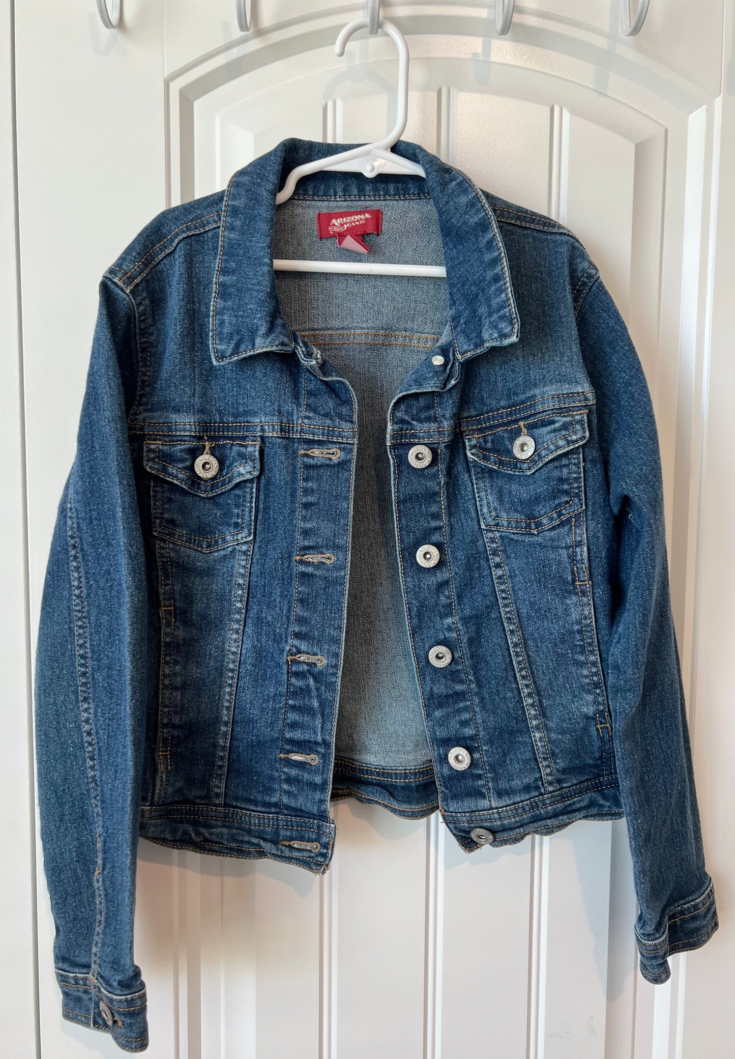 (Up)Cycled Distressed Denim Jacket