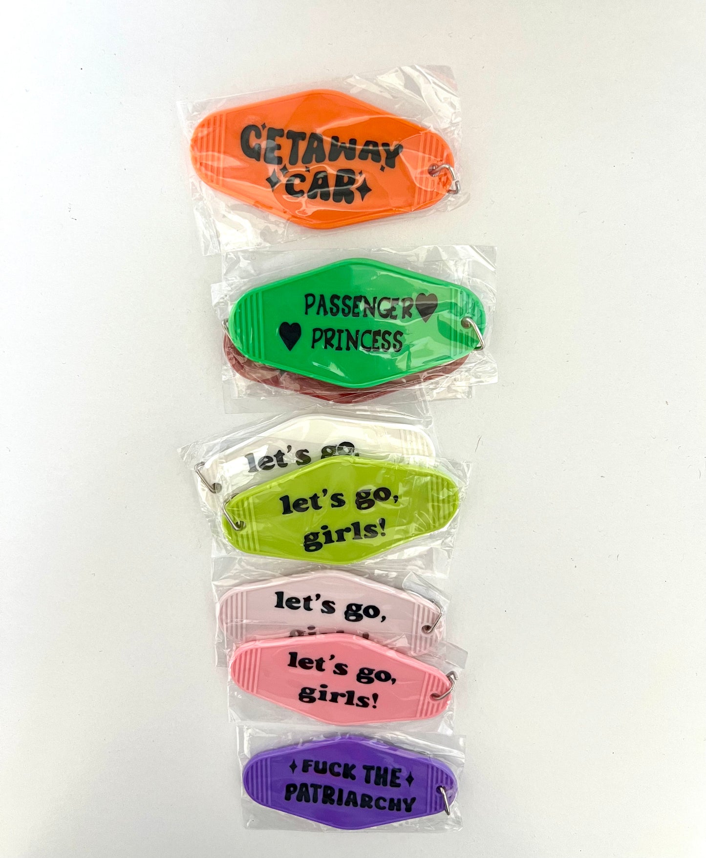 NEW Graphic Motel Key Chains