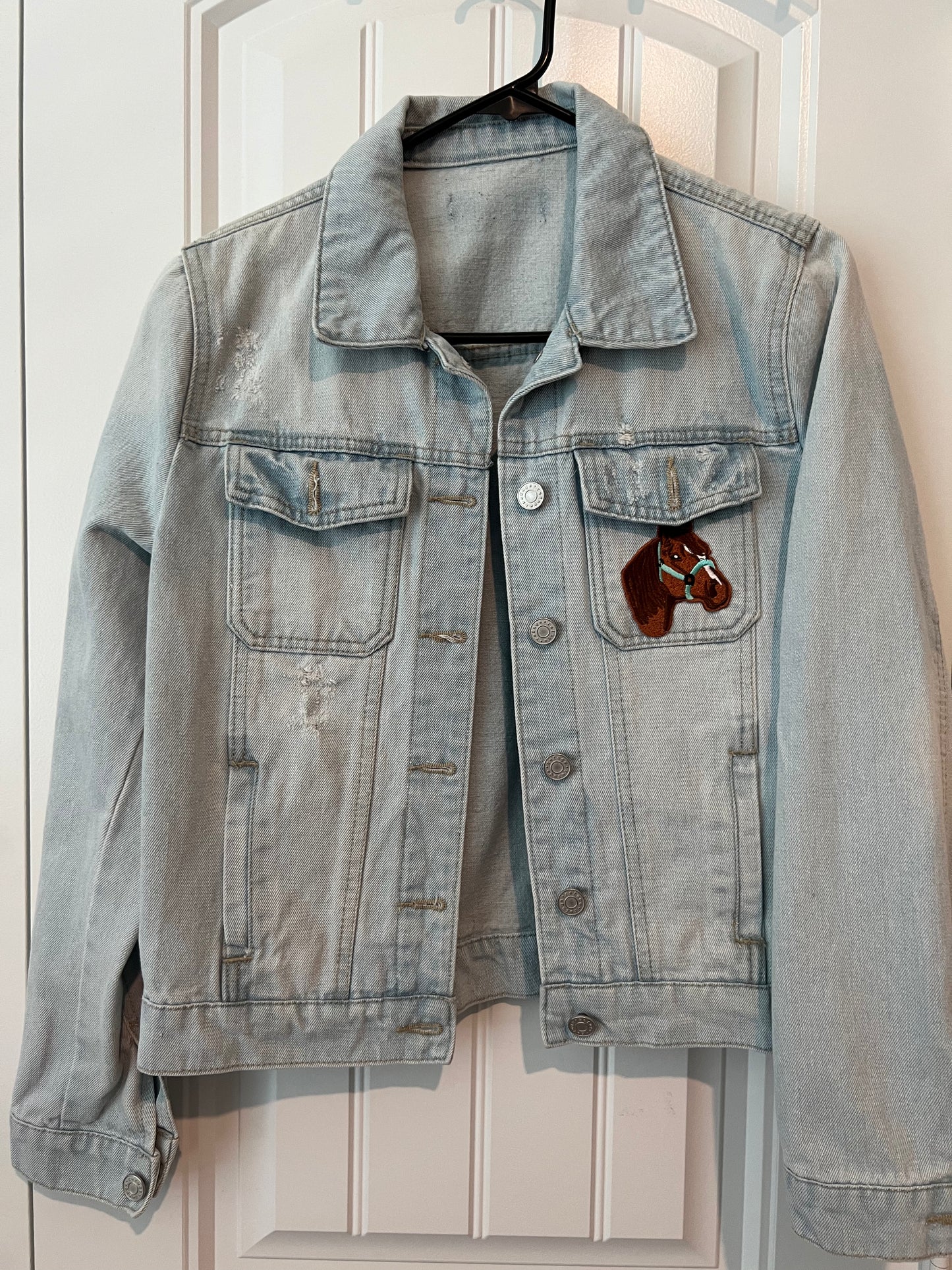 (Up) Cycled Skeleton Cowboy Denim Jacket
