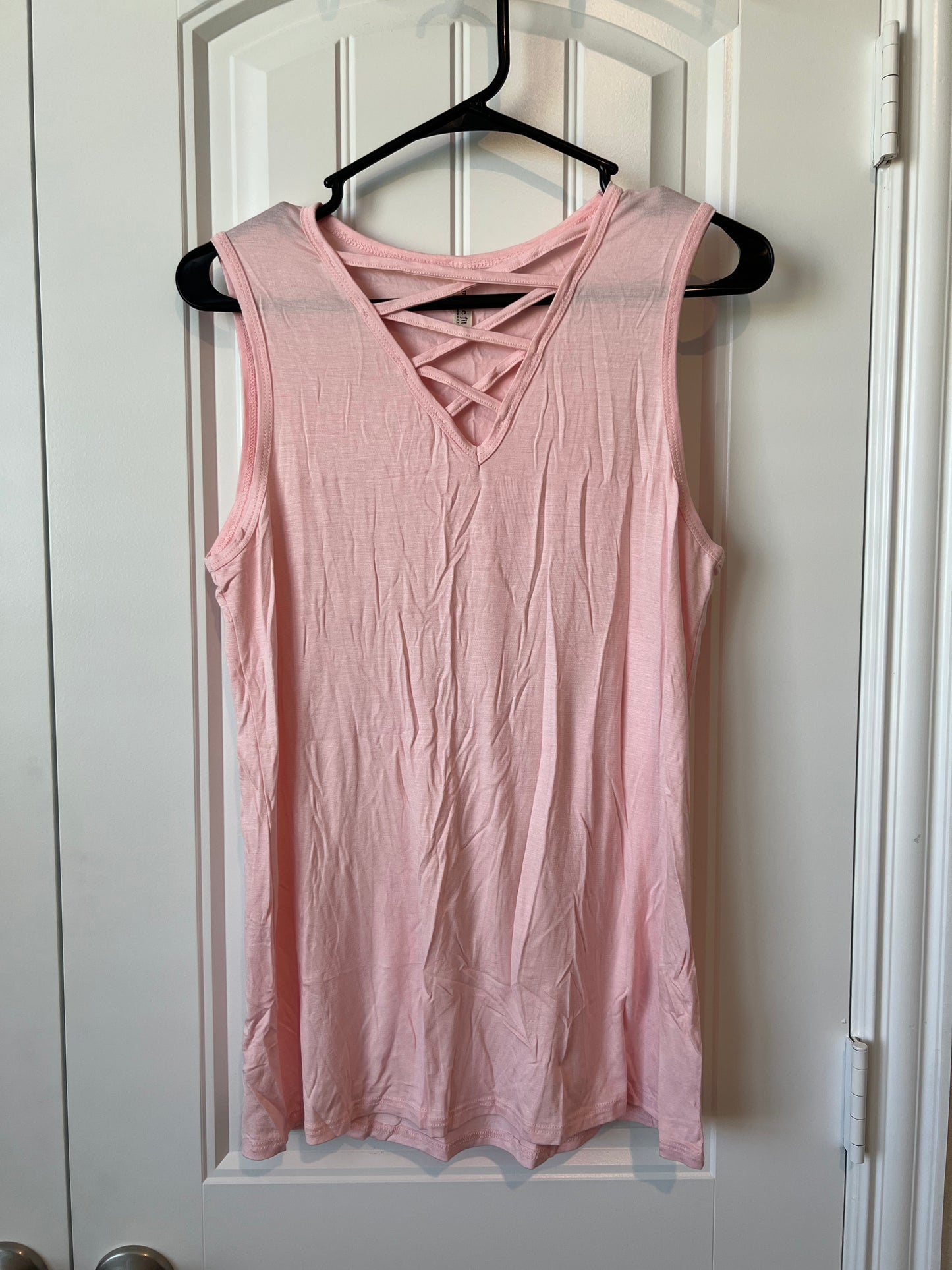 Magic Fit Sleeveless Pink Top