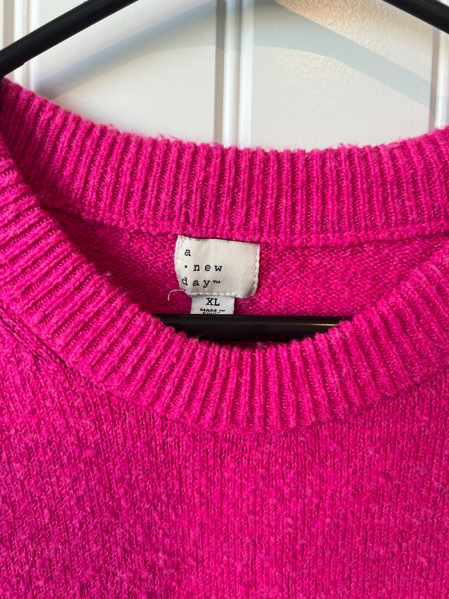 A New Day Bright Pink Women's Sweater