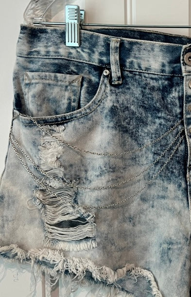 (Up) Cycled Acid Washed Shorts