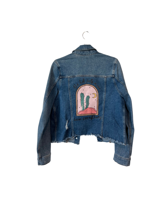 (Up) Cycled "Hot July Moon" Denim Jacket