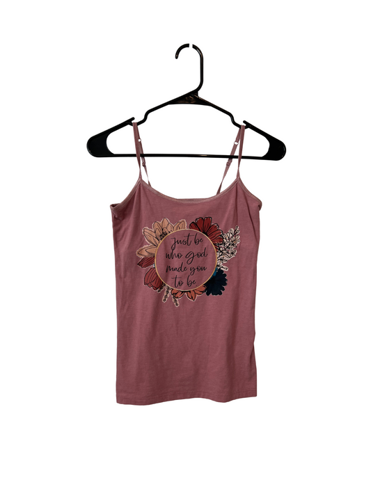 (Up)Cycled Flowered Tank Top - Just be