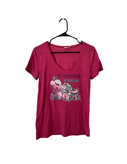 (Up)Cycled V Neck Women's Shirt - Shell