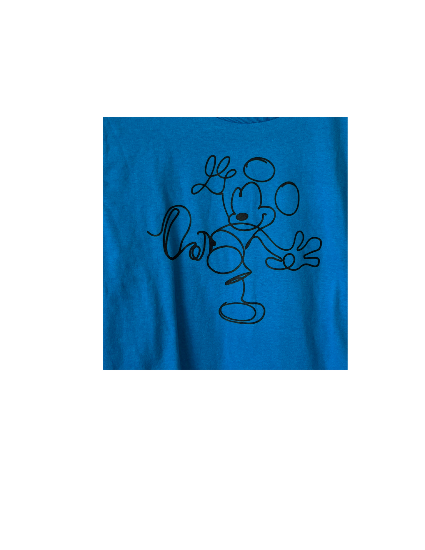 Outline Mickey Mouse Shirt