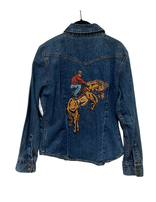 (Up)Cycled Arizona Zip Up Denim Jacket