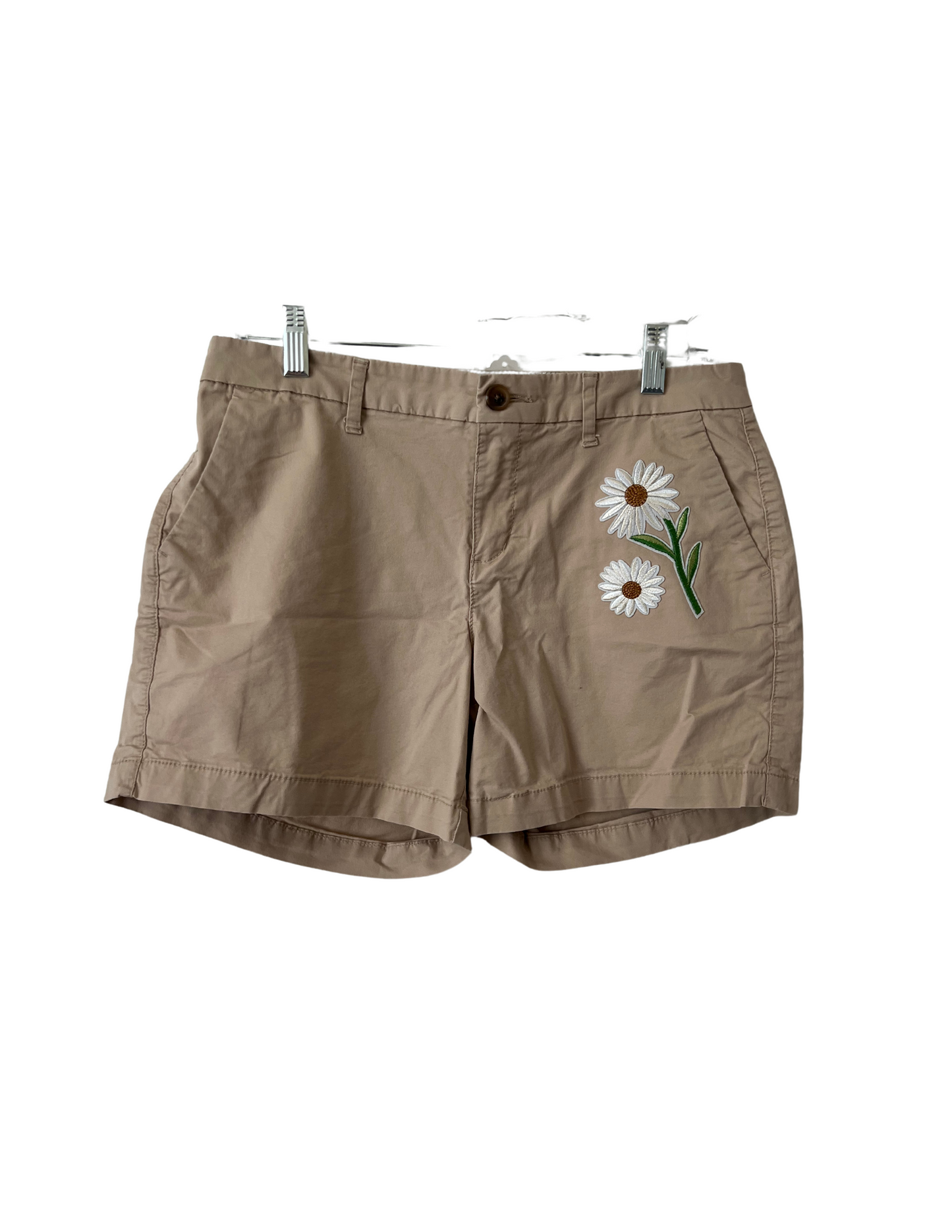 (Up)Cycled Khaki Shorts - Daisy