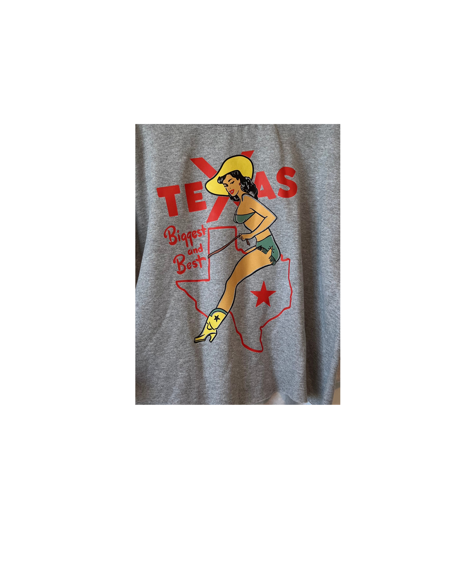 (Up) Cycled "Texas Biggest and Best" Sweatshirt