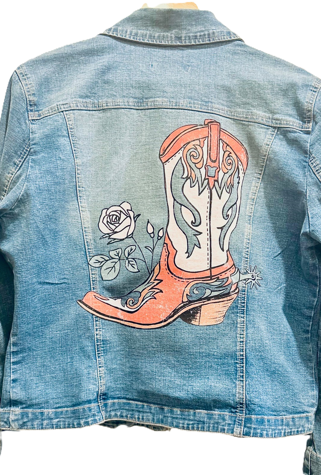 (Up)cycled Boot Denim Jacket