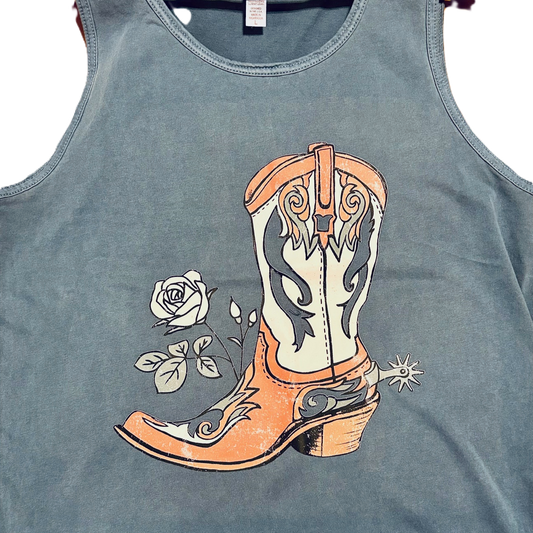 *LAST CHANCE* Cowboy Boot Tank Top