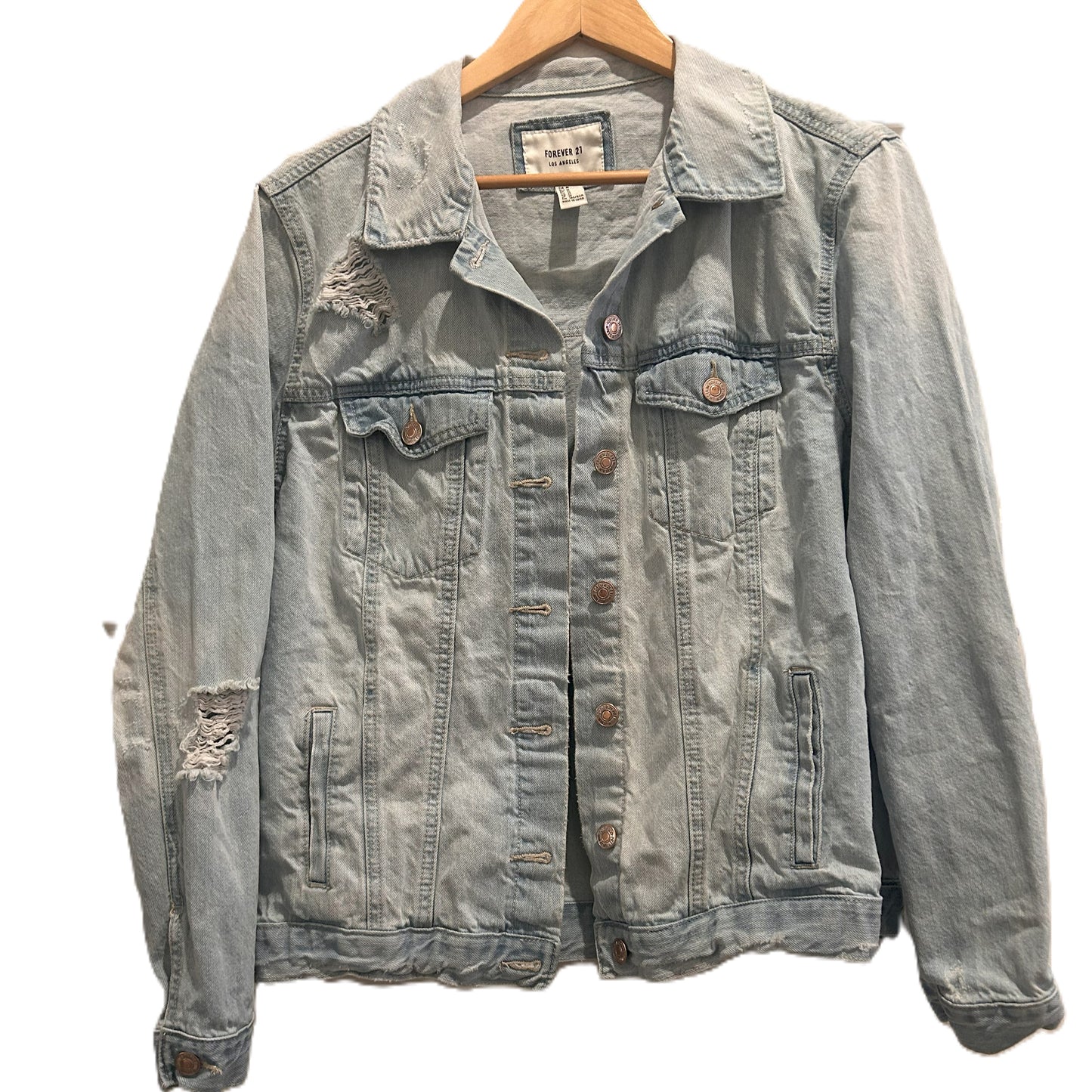 (Up)cycled Denim Jacket Buck Around