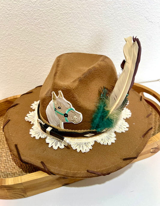 (Up) Cycled Felt Cowboy Hat