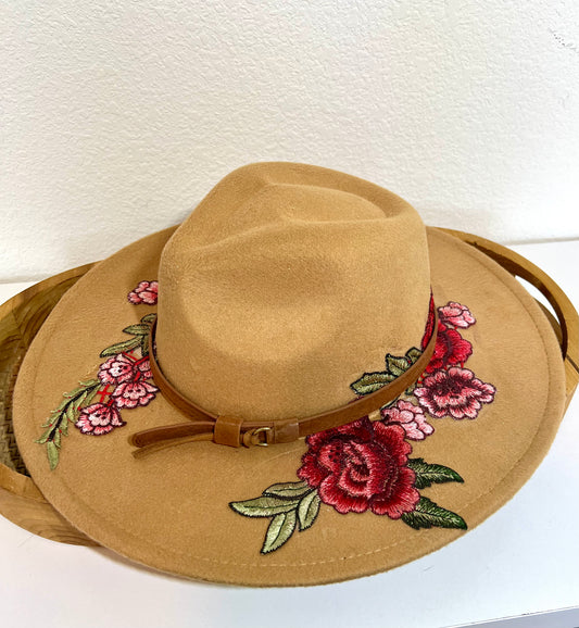 (Up) Cycled Wide Brim Felt Hat