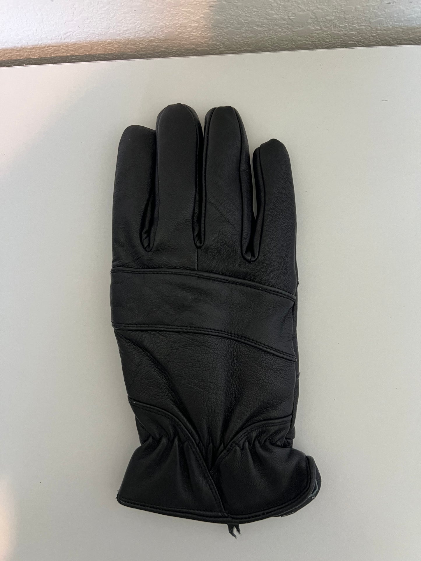 Pair of Black Thermolite Leather Gloves