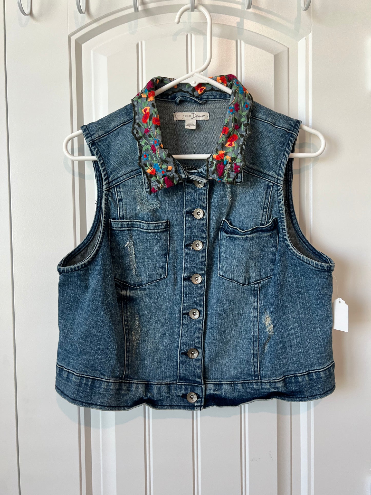 (Up) Cycled Denim Vest