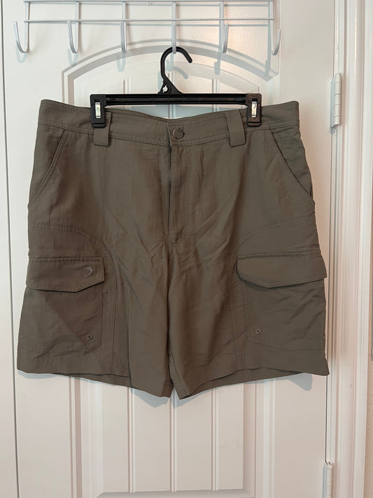 GUC Men's Olive Green "Reel Legend" Shorts
