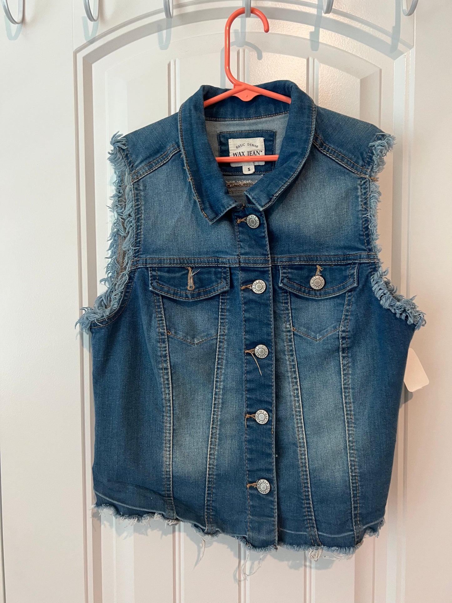 (Up) Cycled Girls Denim Vest