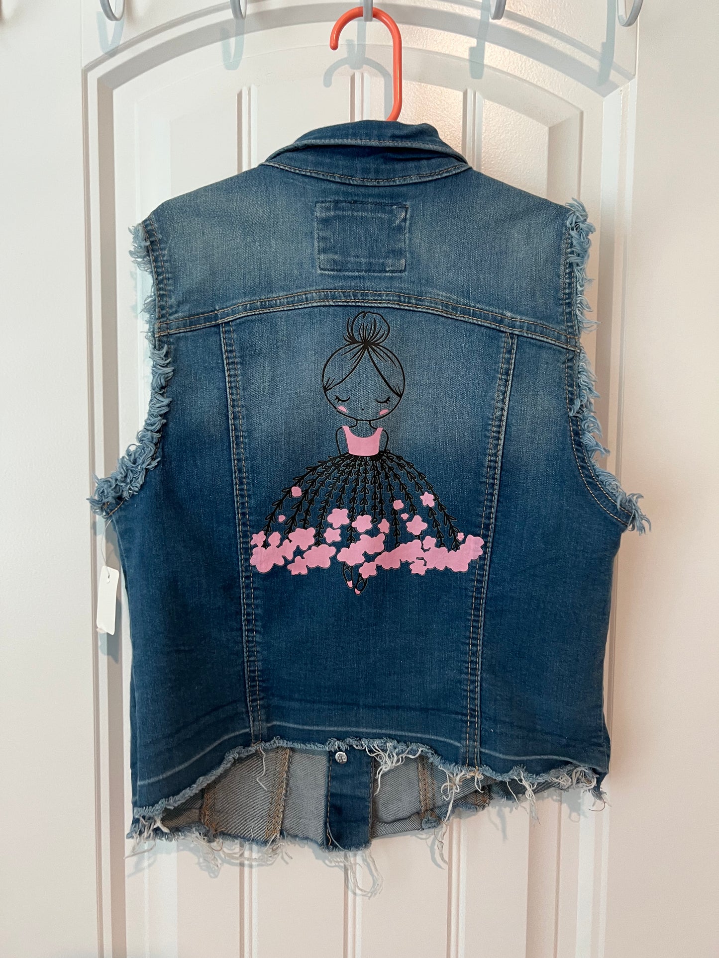 (Up) Cycled Girls Denim Vest