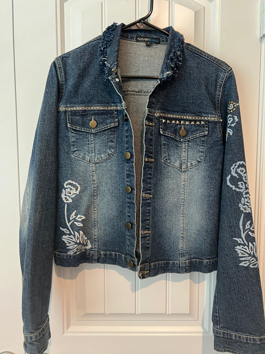 (Up) Cycled Dark Blue Denim Jacket