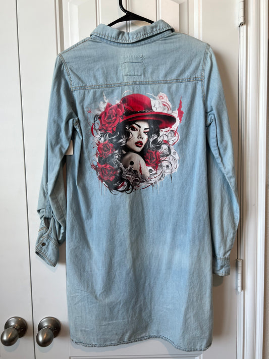 (Up) Cycled Light Denim Dress