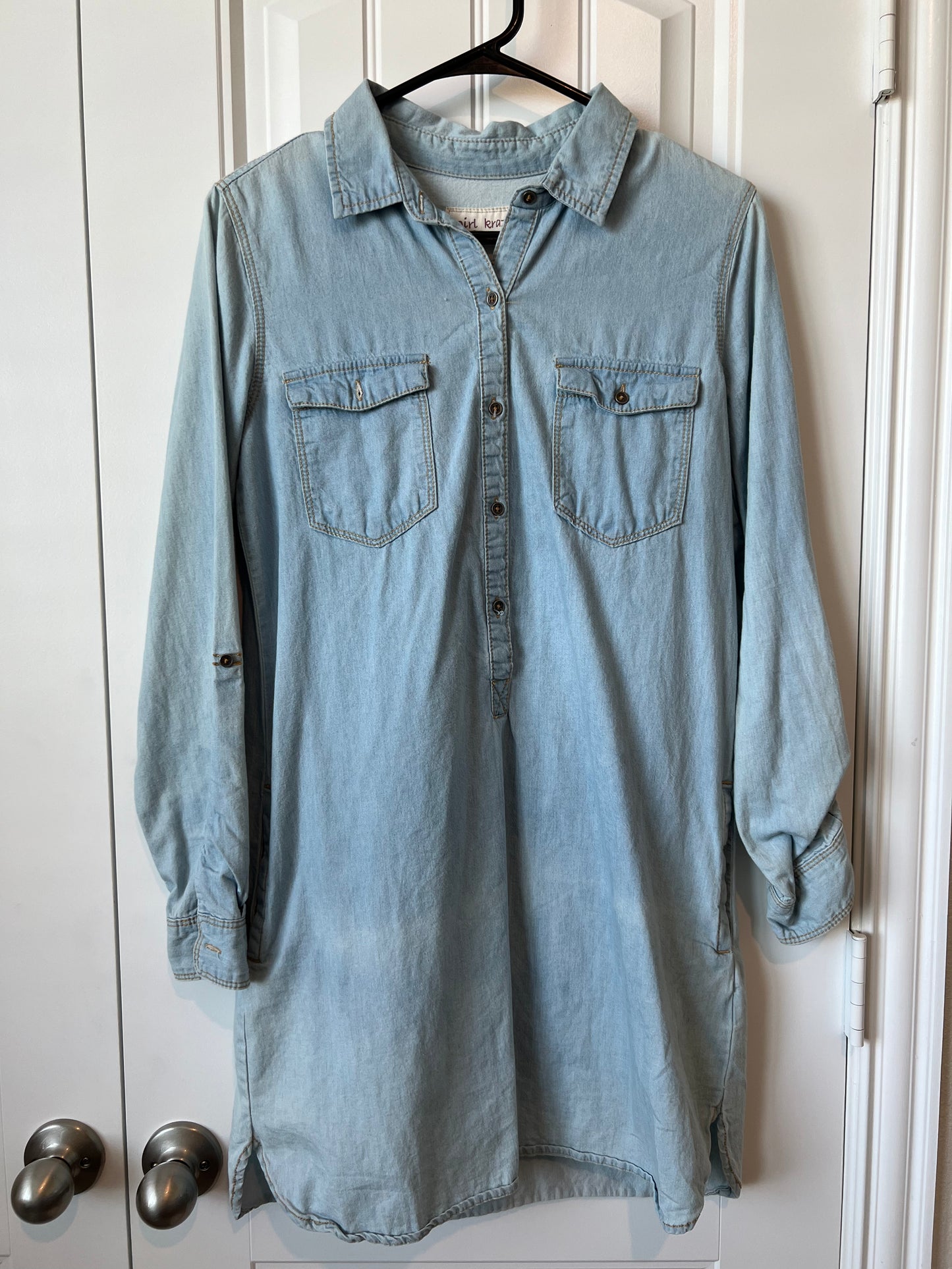 (Up) Cycled Light Denim Dress