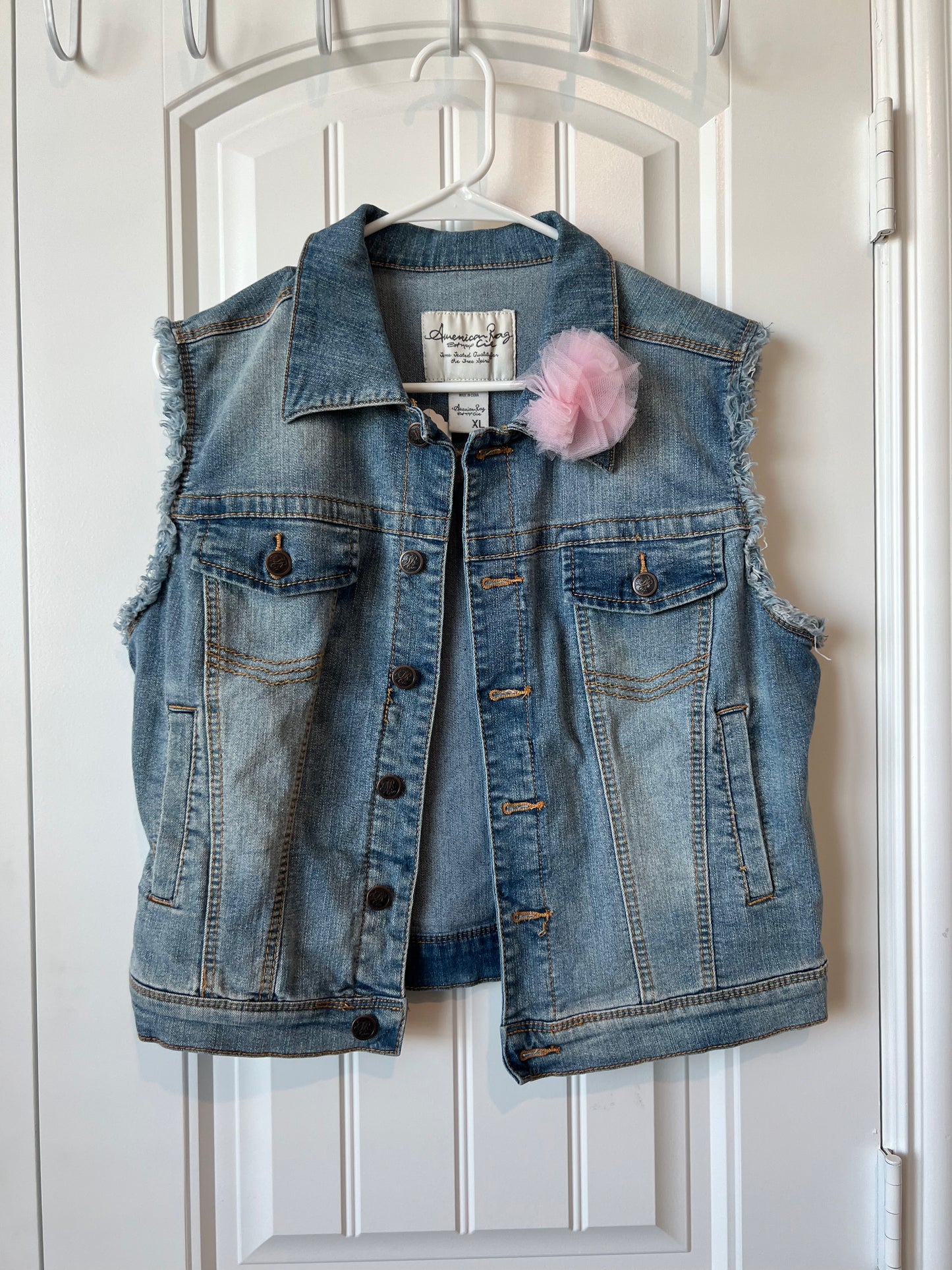 (Up) Cycled American Rag Denim Vest
