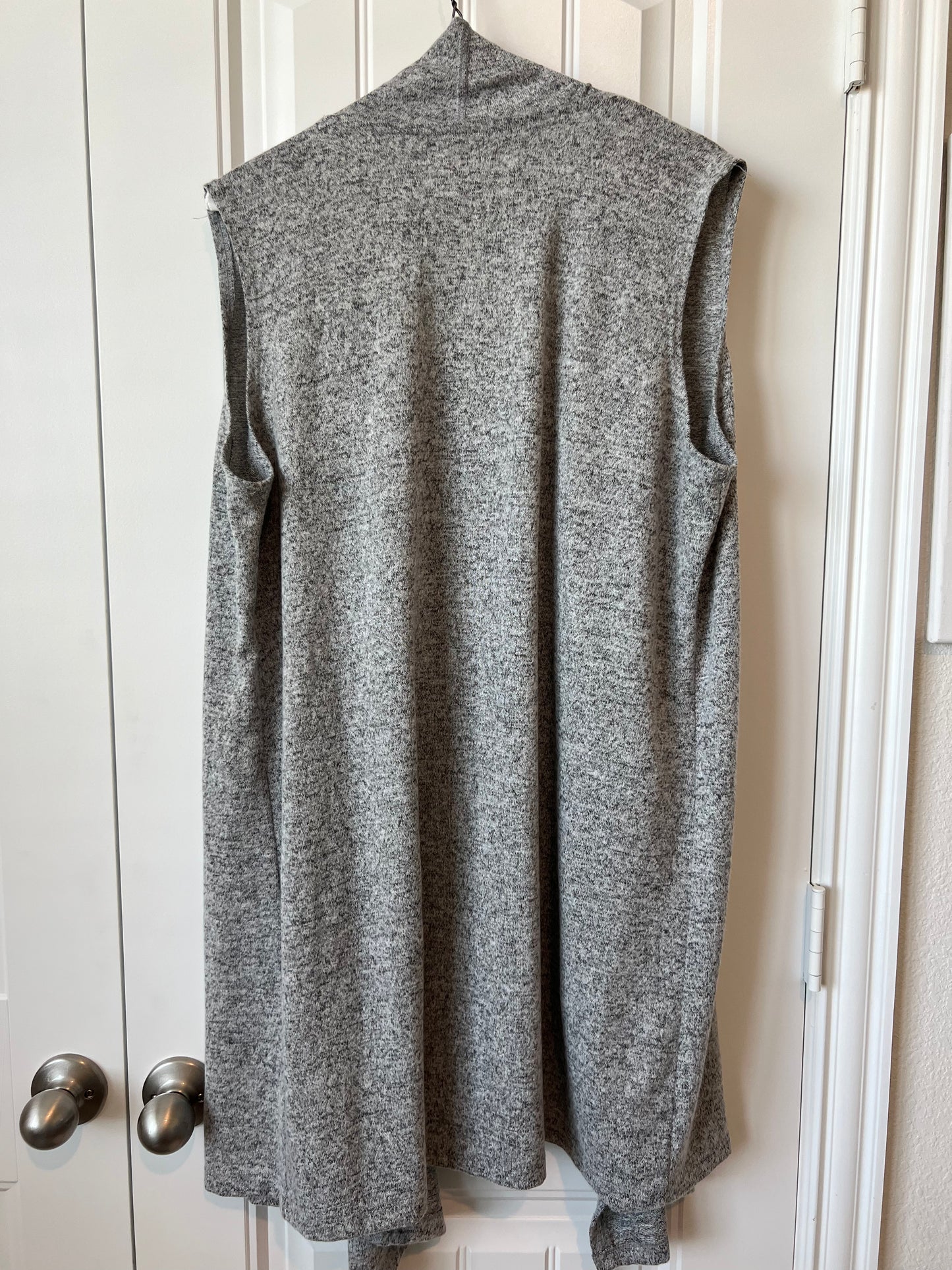 Peace & Pearls Long Sleeveless Vest