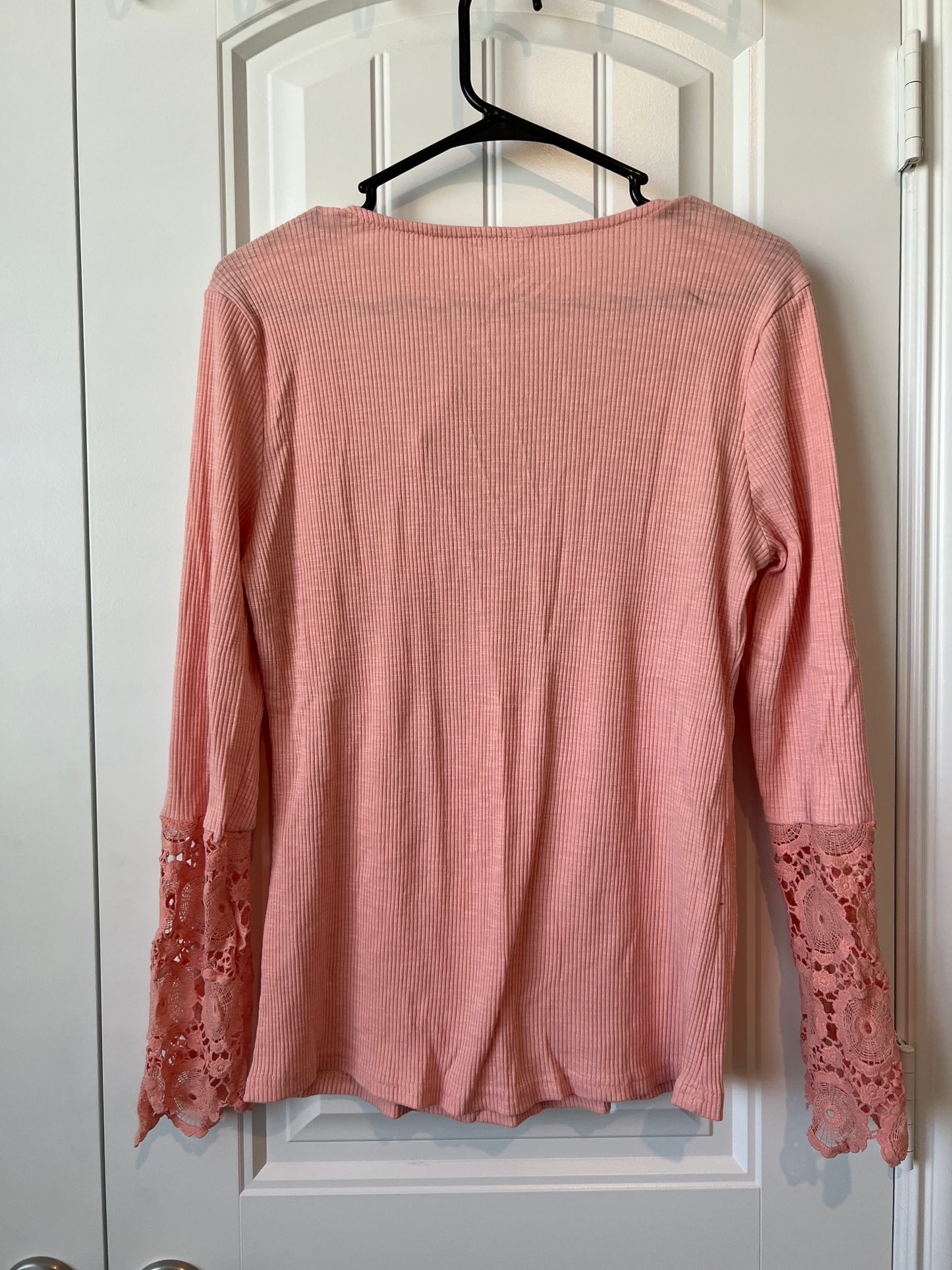 Kancystore Long Sleeve Peach Women's Top