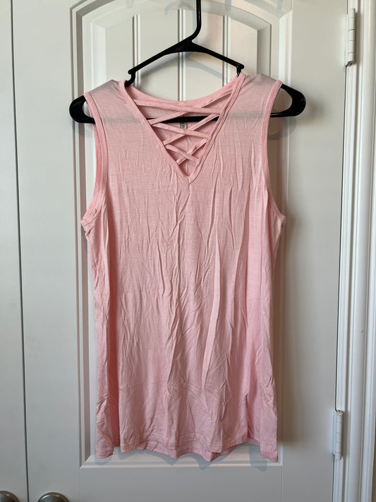 Magic Fit Sleeveless Pink Top