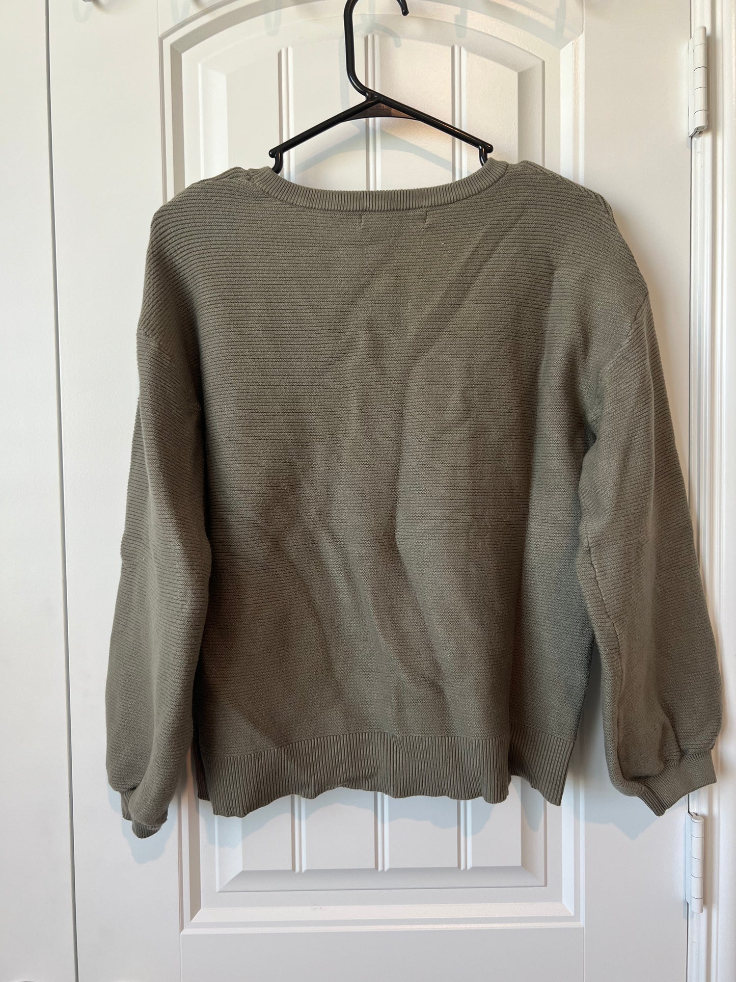Zesica Dark Green Long Sleeve Sweater