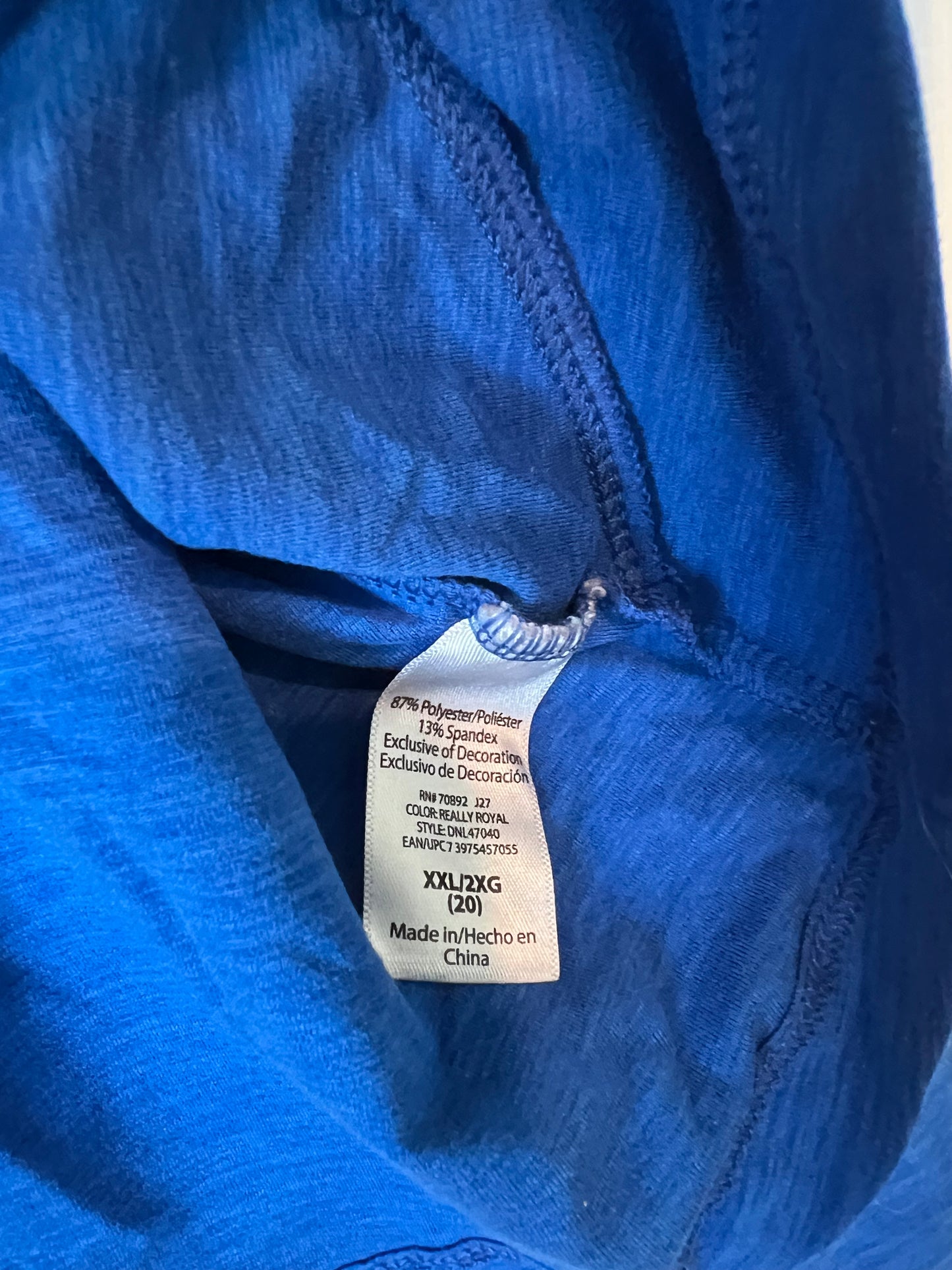 Royal Blue Lightweight Long Sleeve Shirt