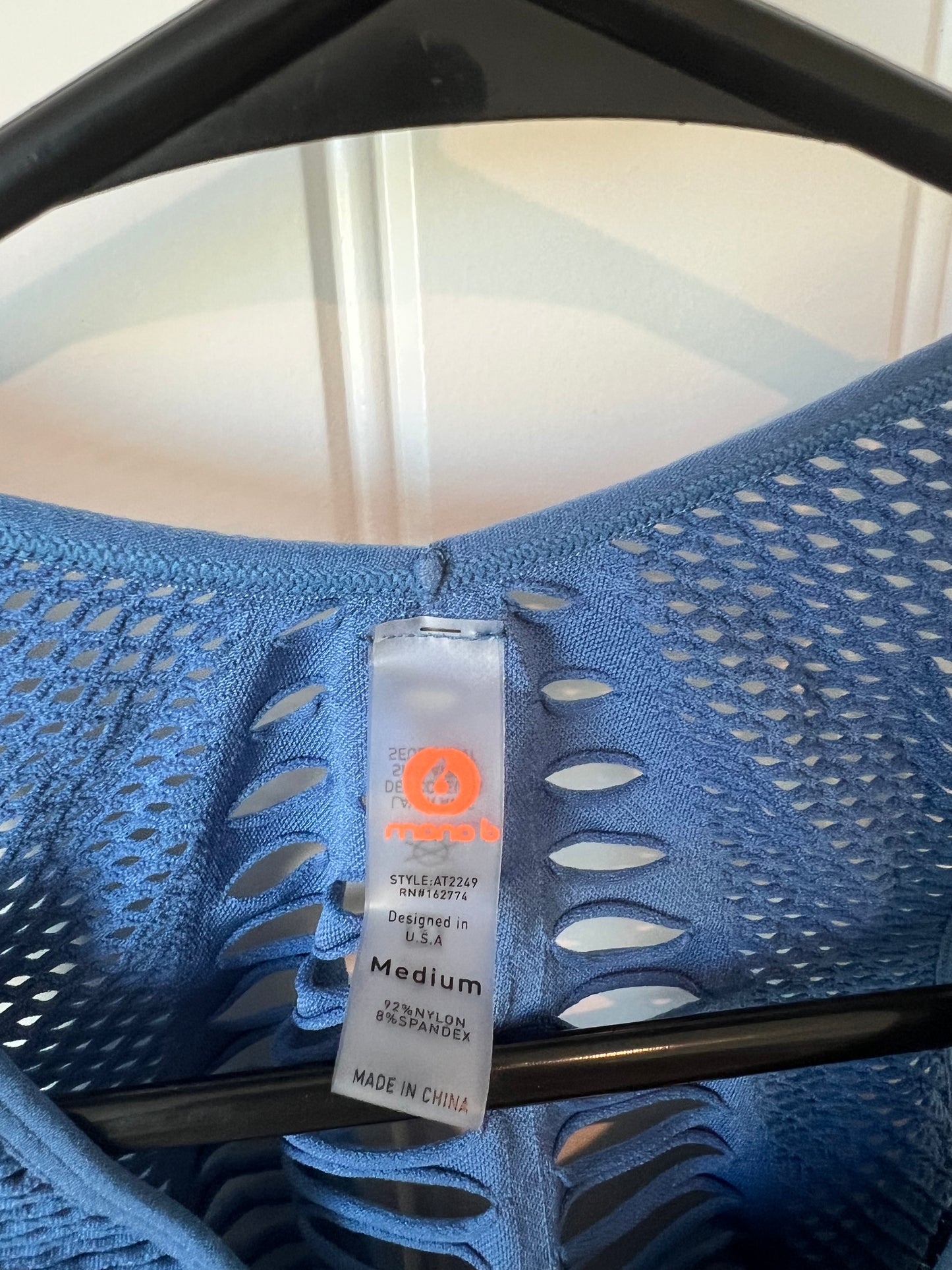 Mono B Blue Sports Bra