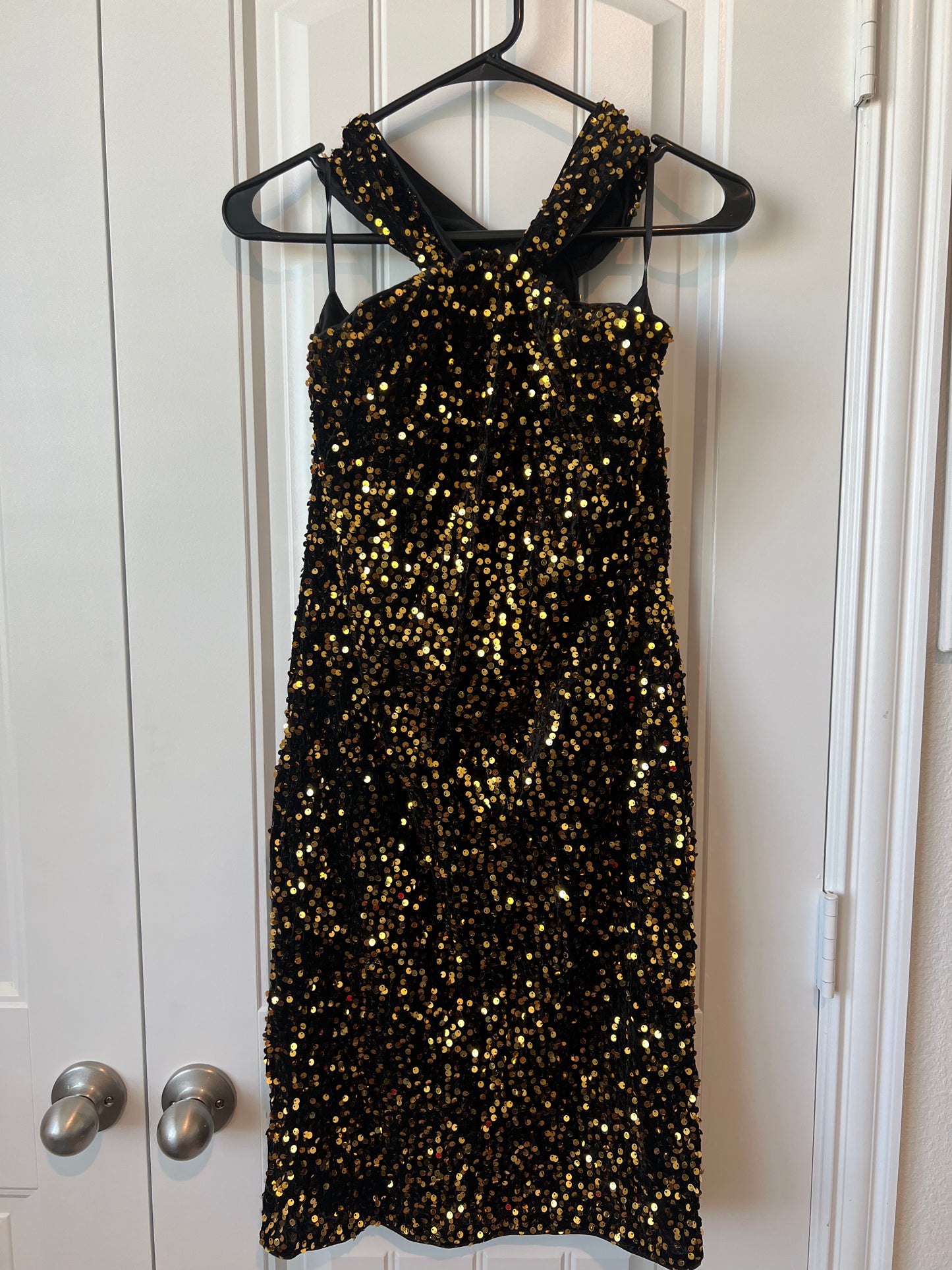 Grace Karin Black and Gold Cocktail Dress