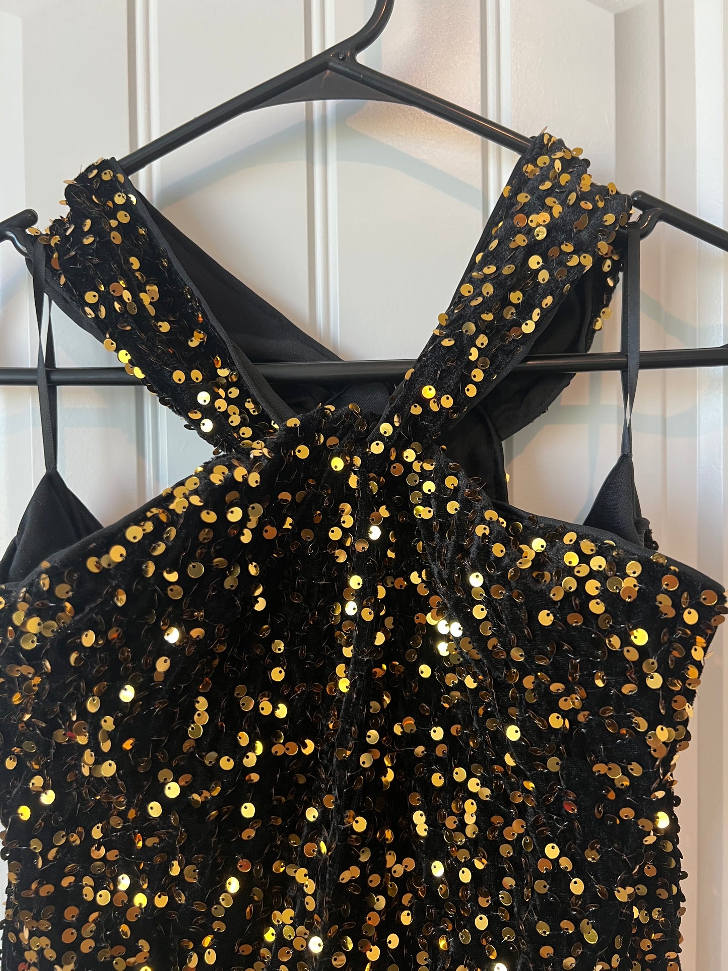 Grace Karin Black and Gold Cocktail Dress