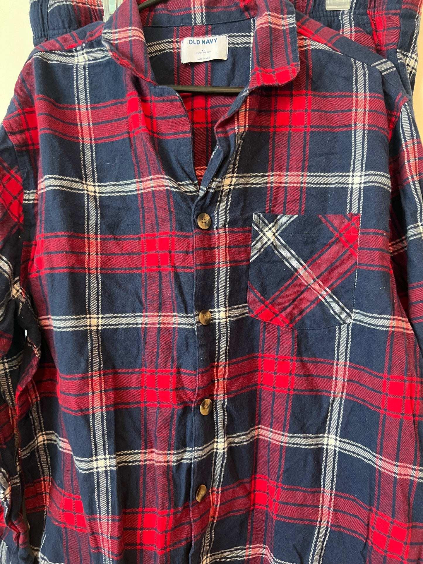 Old Navy 2-piece Plaid Pajama Set