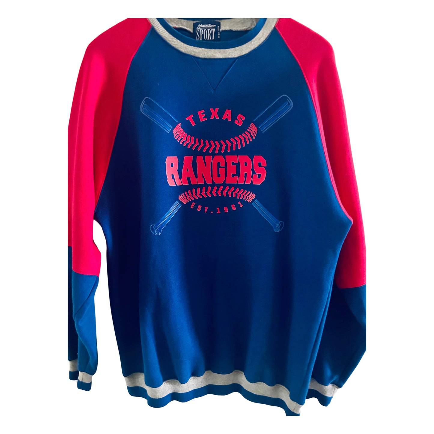 (Up)cycled Vintage Crewneck Texas Rangers