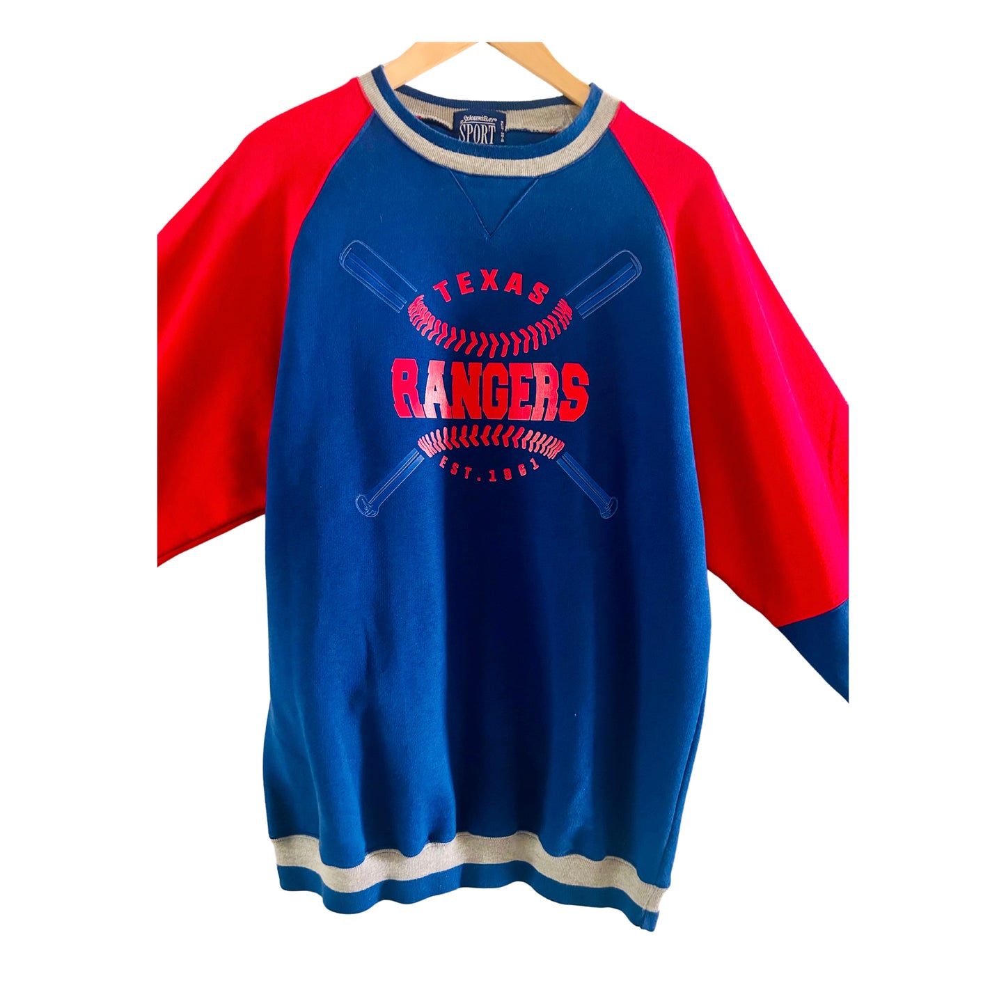 (Up)cycled Vintage Crewneck Texas Rangers