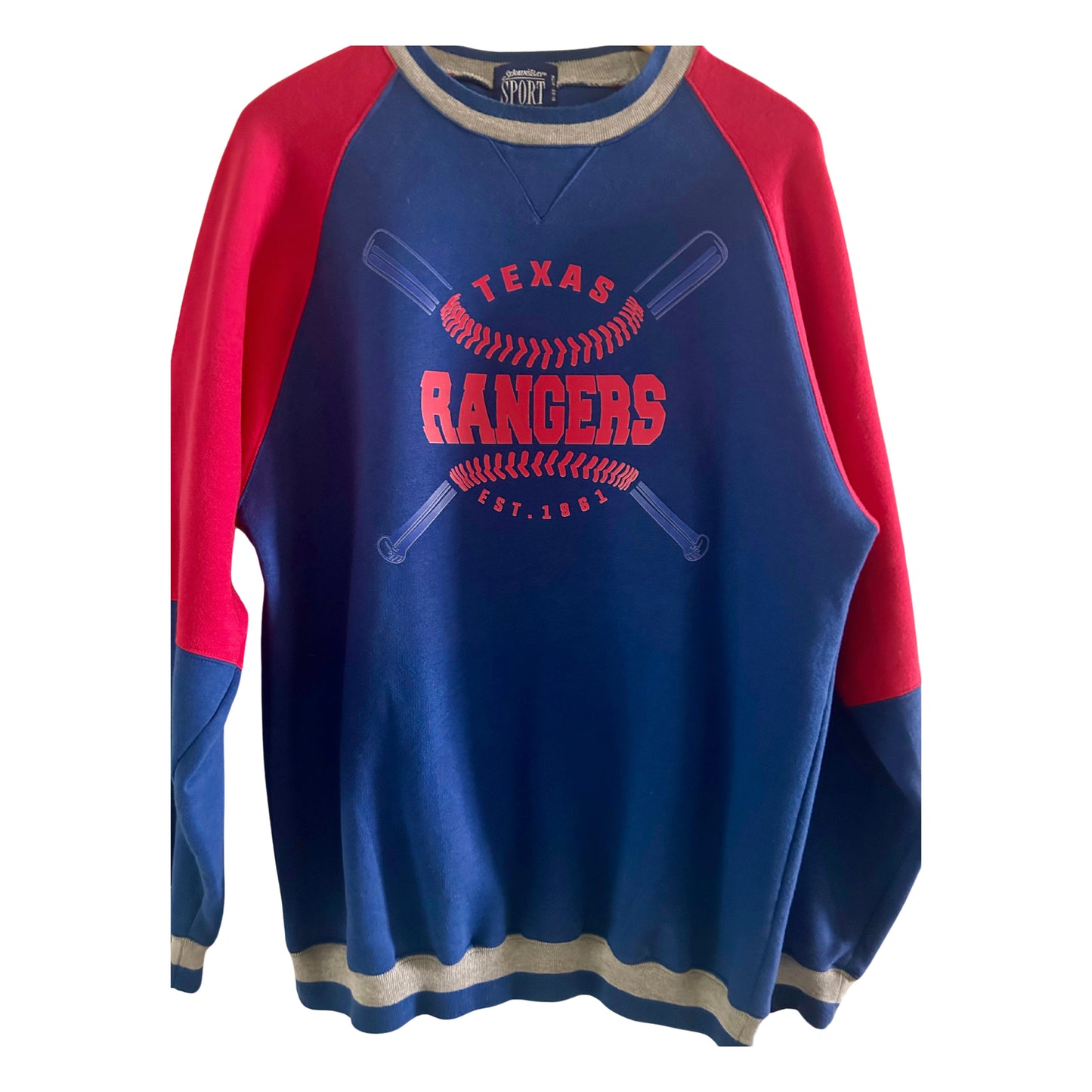 (Up)cycled Vintage Crewneck Texas Rangers